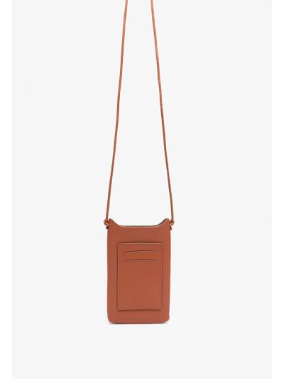 Solid Crossbody Phone Card Holder