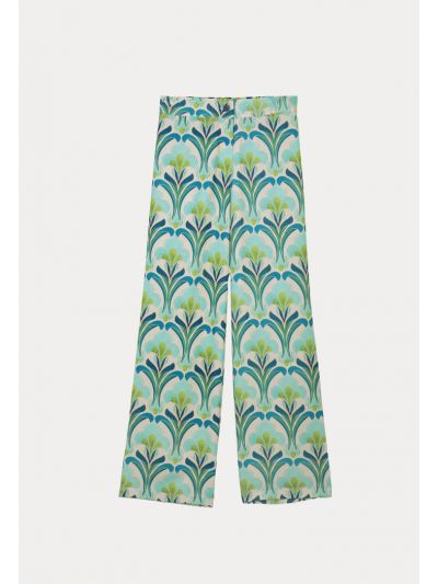 Paisley Printed Multicolored Trouser