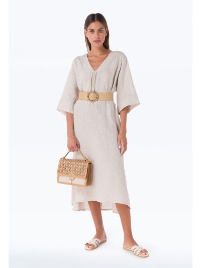 Flare Solid Maxi Dress -Sale