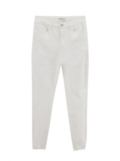 White Ripped Skinny Jeans -Sale
