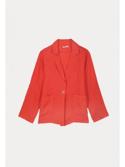 Textured Linen Light Blazer -Sale