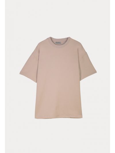 Classic Elasticated Crewneck T-Shirt -Sale
