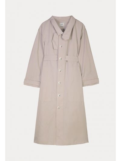 Solid A-Line Midi Coat -Sale