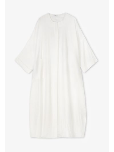 Solid Crinkled Oversized Abaya