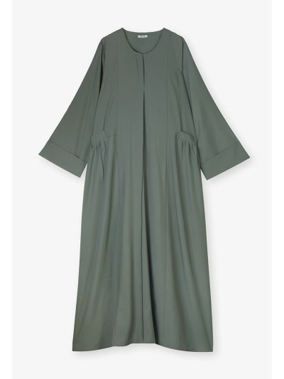 Single Tone Loose Fit Abaya