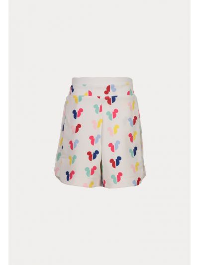 Disney Flap Overlay Printed Shorts