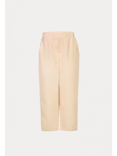 Solid Relax Pegged Trouser
