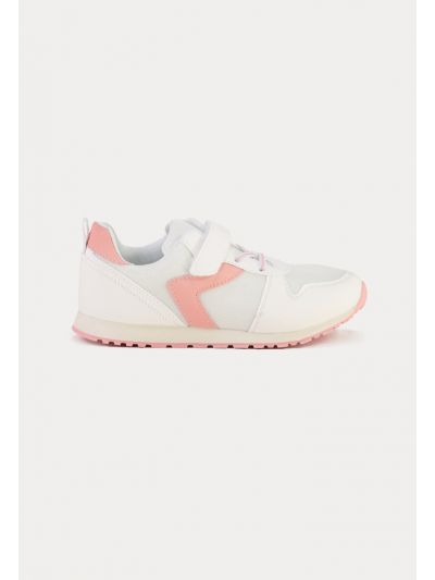 Mesh Velcro Lace Up Strap Sneaker -Sale