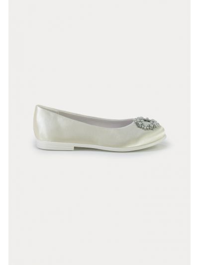 Crystals Circle Flat Slip On Shoes -Sale