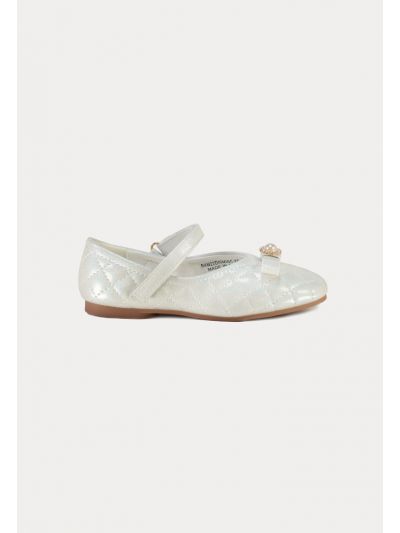Textured Reflective Design Velcro Strap Shoes -Sale
