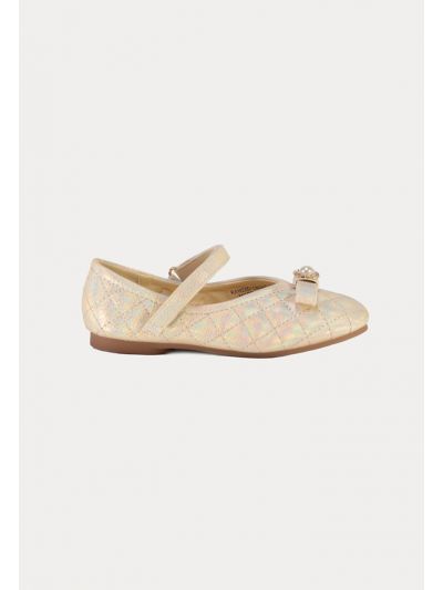 Textured Reflective Design Velcro Strap Shoes -Sale