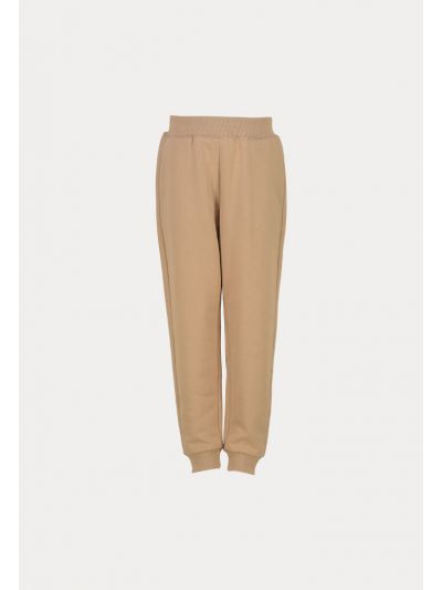 Leg Ribbed Cuff Jogger Pants