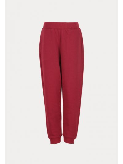 Leg Ribbed Cuff Jogger Pants