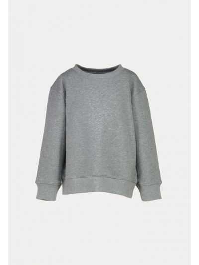 Pullover Ribbed Trim Long Sleeve Blouse