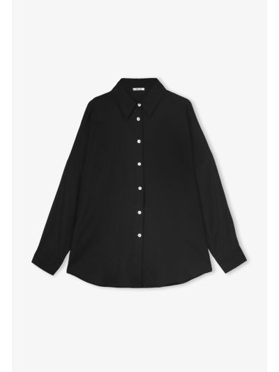 Drop Shoulder Solid Shirt And Trouser Set (2 PCS)