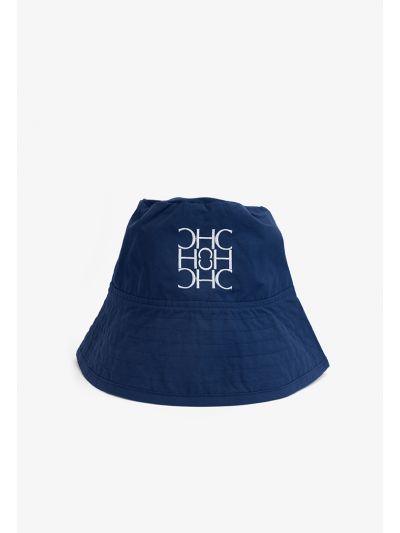 Solid Branded Bucket Hat 