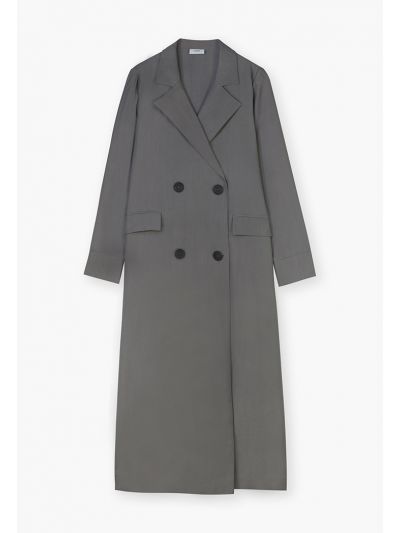 Double Breasted Long Abaya -Sale
