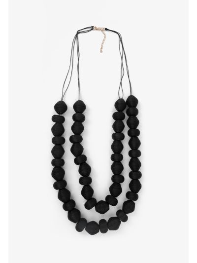 Chunky Thread Wrapped Necklace