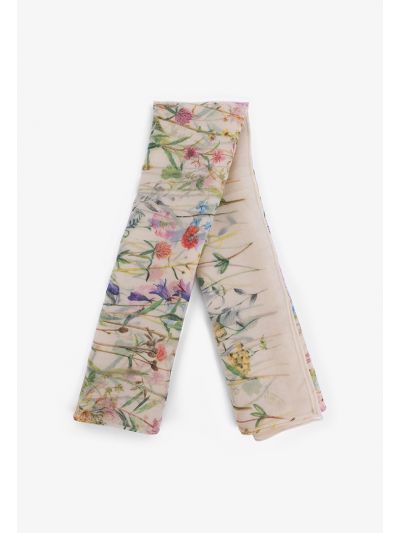 Printed Floral Scarf