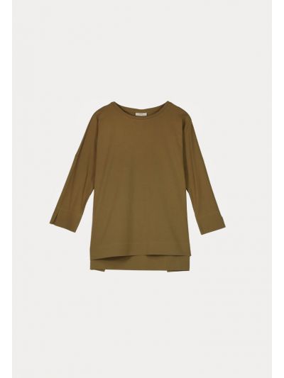 Solid Jersey Drop Shoulder T-Shirt -Sale