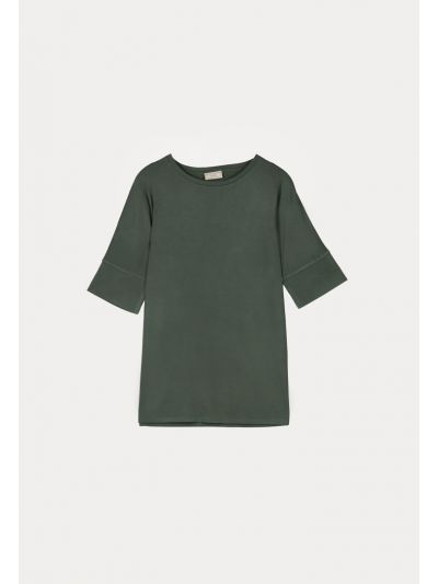 Round Neck Solid Basic Top