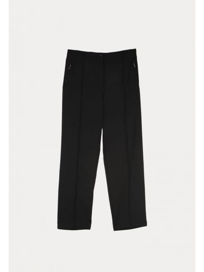 Pin Tucked Straight Fit Trouser