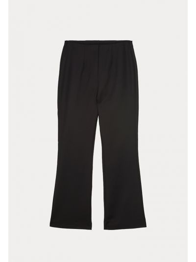 Straight Cut Solid Trousers