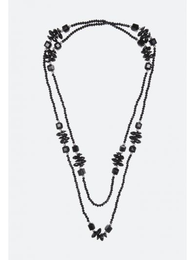 Long Strand Small Beads Necklace