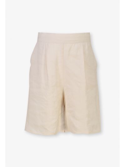 Basic Elastic Waist Shorts