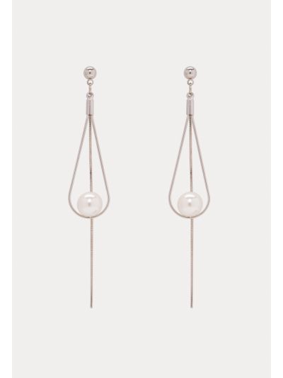Tassle Pearl Drop Earrings