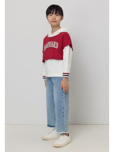 Classic Wide Leg Denim Jeans