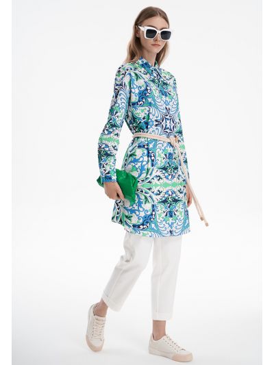 Solid Trouser With Folded Hem