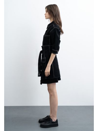 Denim Dress & Skirt Set -Sale