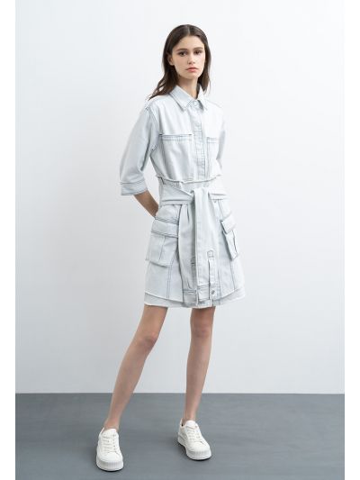 Denim Dress & Skirt Set -Sale
