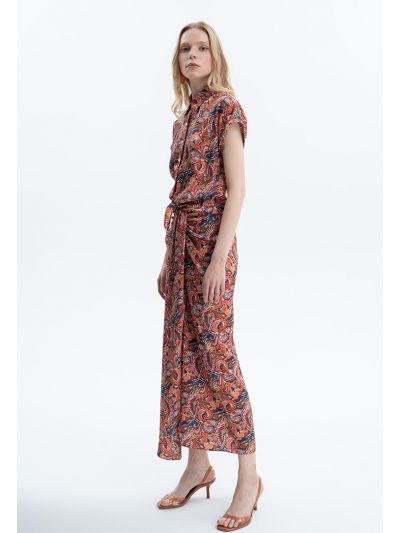 Paisley Printed Skirt -Sale