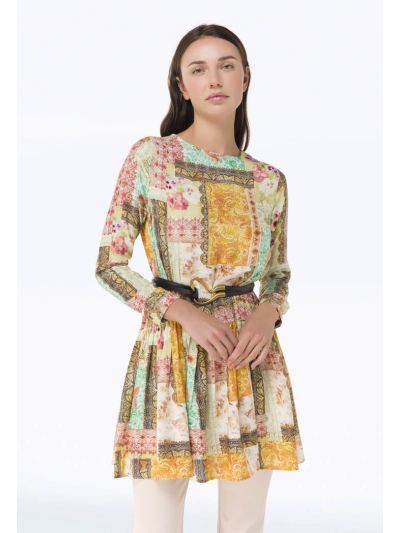 All Over Printed Blouse -Sale