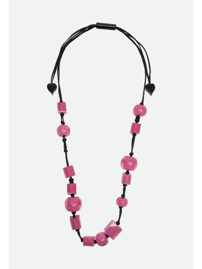 Beads And Cube Necklace
