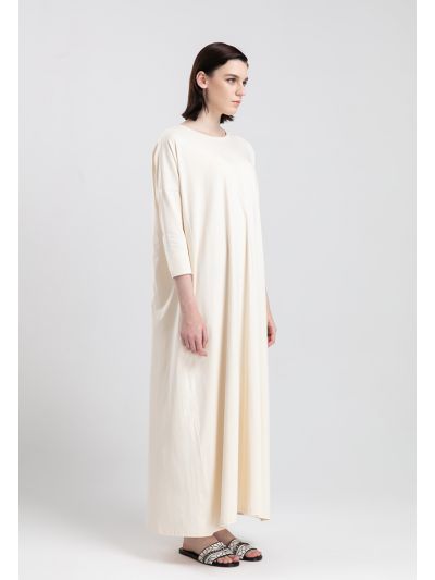Drop Shoulder Solid Knitted Dress -Sale