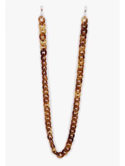Two-Toned Acrylic Curb Chain