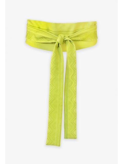 Embroidered Soild Tie Belt-Ramadan Style