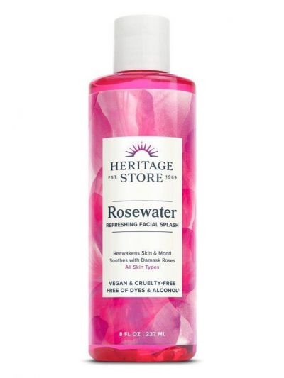 Heritage Store Rosewater Aromatherapy Water Rose Petals 8 fl oz (237 ml)