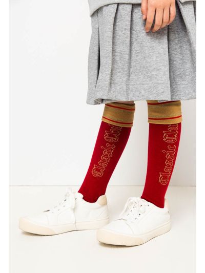 Classic Bear Embellished Socks