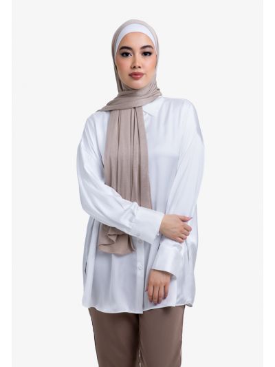 Knitted Mesh Soft Stretchable Hijab 