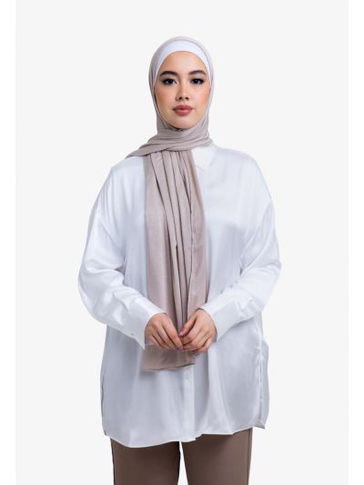 Knitted Mesh Soft Stretchable Hijab 
