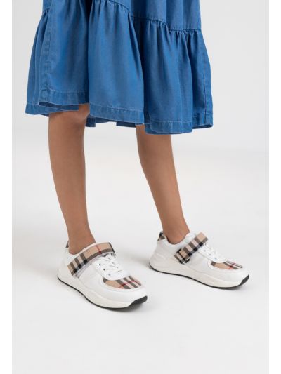 Sporty Checked Sneakers