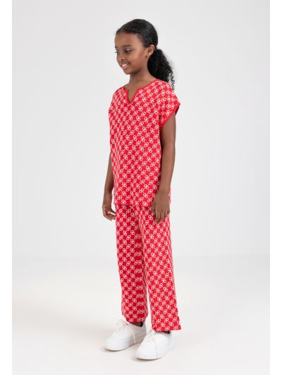 Knitted Monogram Trousers