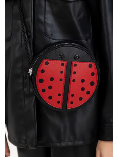 Ladybug Round Crossbody Bag