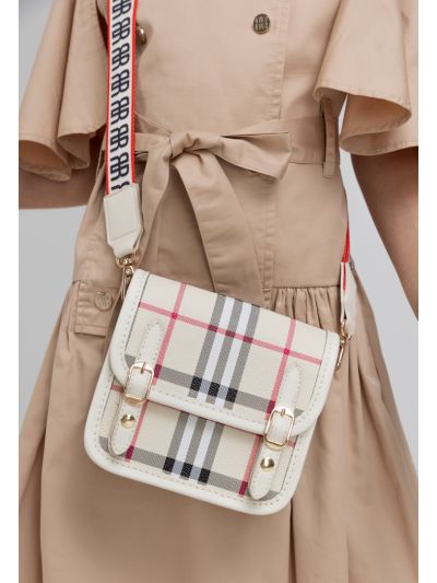 Checked Crossbody Bag