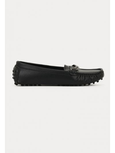 Metal Chain Link Loafers