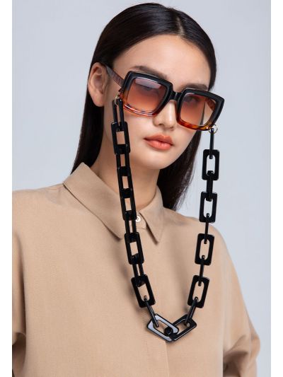 Chunky Acrylic Eyeglass Chain Necklace Holder